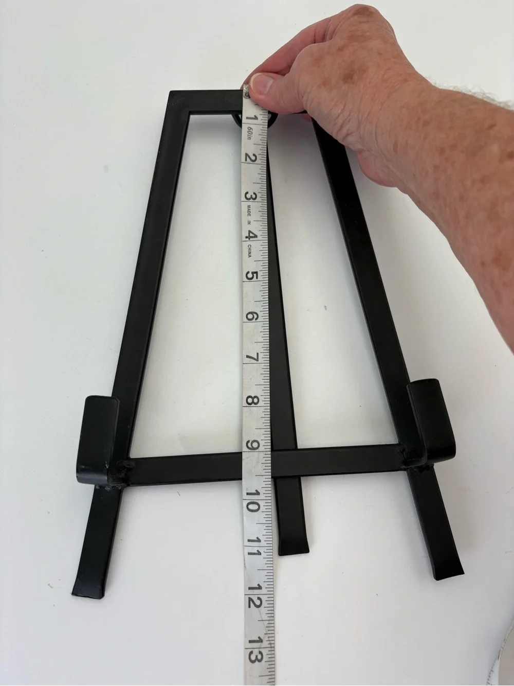 Large Black Metal Display Easel Stand - Heavy Duty